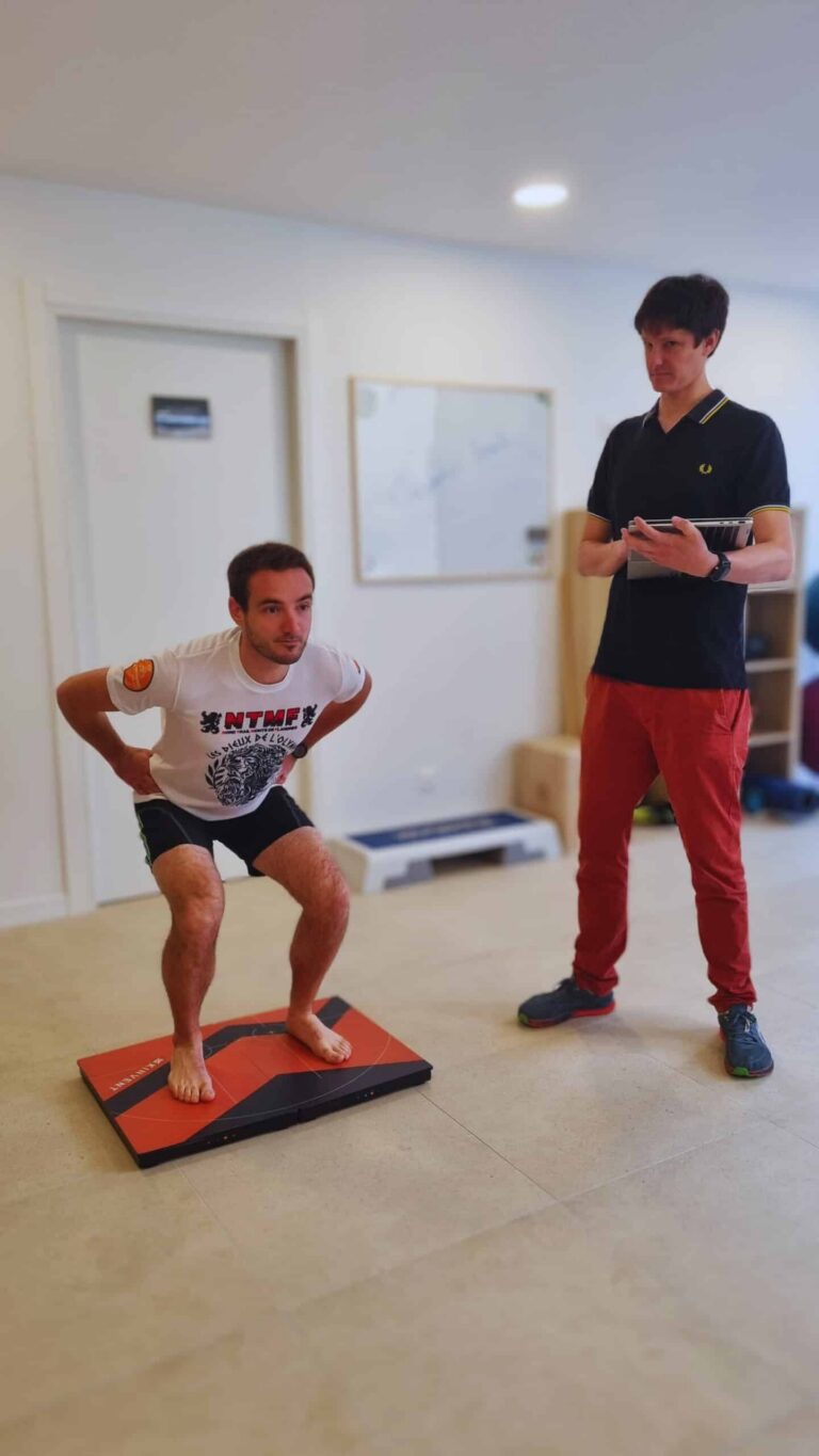 Évaluation musculaire avec le matériel Kinvent à la MSP de Mouchin